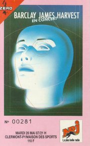 Clermont-Ferrand 1987 ticket, courtesy Philippe Plazenet